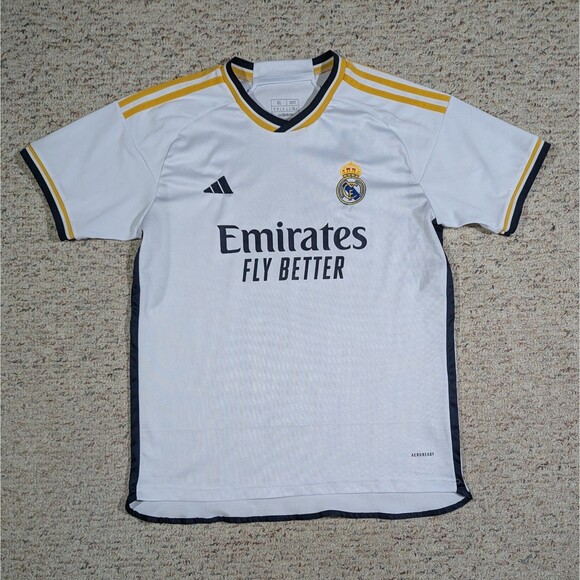 adidas Other - Adidas Real Madrid Soccer Jersey #8 Mens XL Slim Fit Home White Aeroready